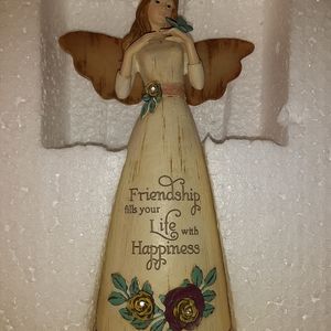 "Simple Spirits" 9" Angel with Butterfly